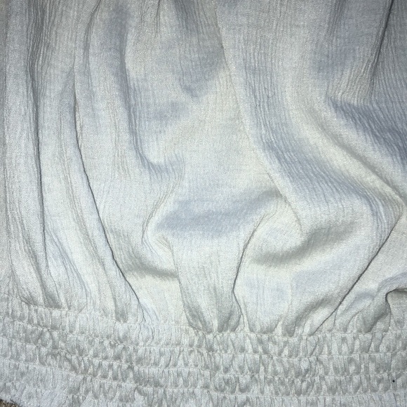 H&M Cropped Off the Shoulder Ruched Hem Top - Boho - Picture 3 of 3